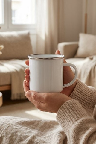 PLATEADO Sublimation mug enamel layer - GiftRetail MO6917