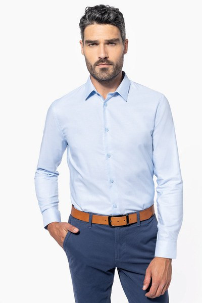 Kariban K595 - Heren overhemd Oxford lange mouwen