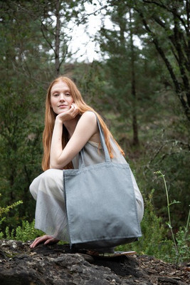 Kimood KI5223 - Sac shopping rectangulaire K-loop