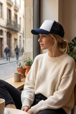 K-up KP225 - Classic Cotton-Polyester Trucker Cap with Snapback