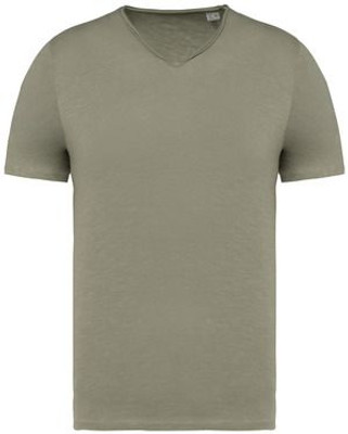 Native Spirit NS318 - Slub heren T-shirt met onafgewerkte randen - 130 gr/m2