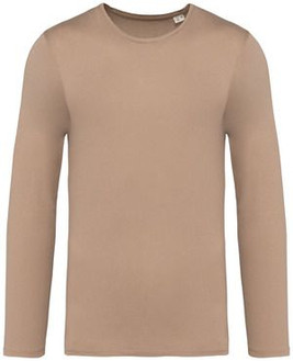 Native Spirit NS336 - Afgewassen uniseks T-shirt lange mouwen