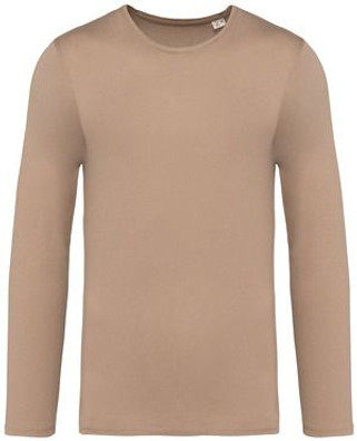 Native Spirit NS336 - Afgewassen uniseks T-shirt lange mouwen