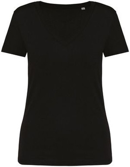 Native Spirit NS334 - T-shirt met V-hals voor dames - 155 g