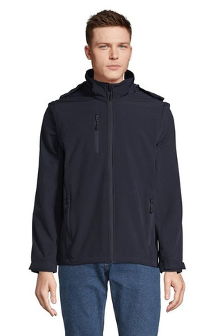 SOLS 03995 - FALCON 3IN1 Softshell Jacket With Removable Hood And Sleeves