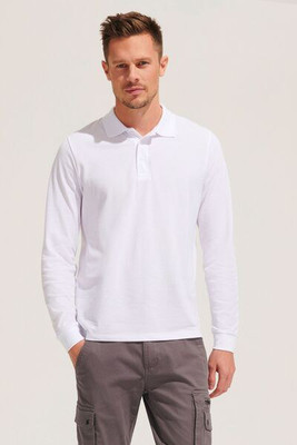 SOL'S 03983 - Prime Lsl Uniseks Polykatoen Poloshirt Met Lange Mouwen