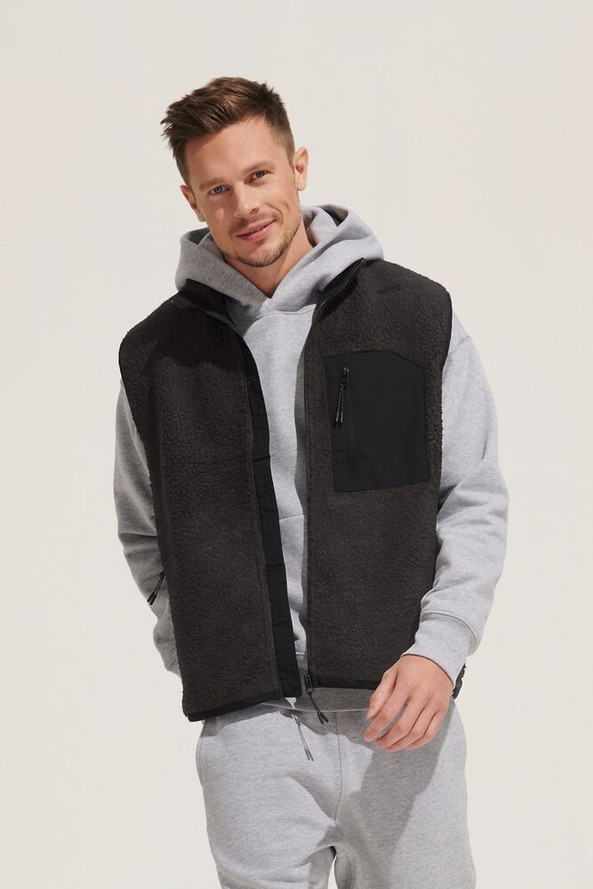 SOL'S 04041 - Fury Bw Bodywarmer Sherpa Unisexe