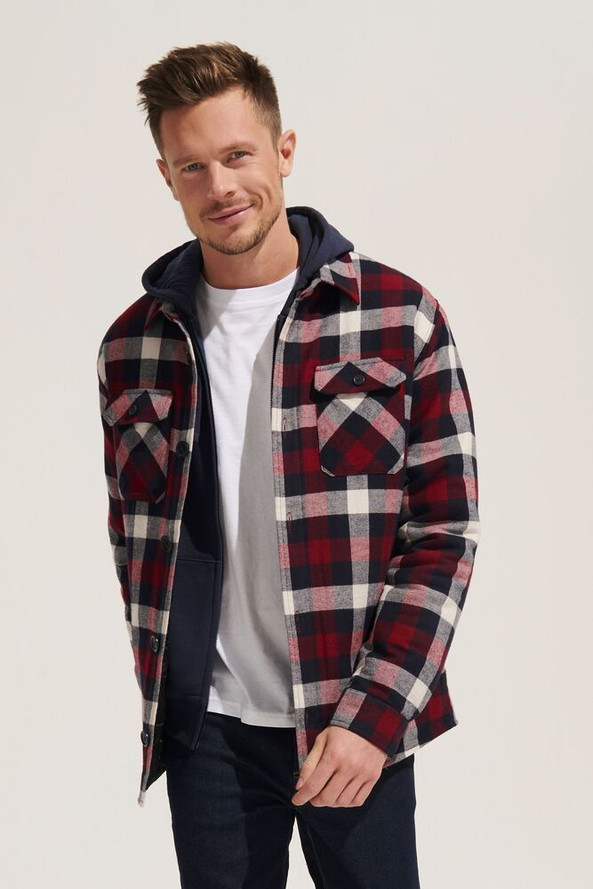 SOL'S 03989 - Noah Unisex Checkered Overshirt
