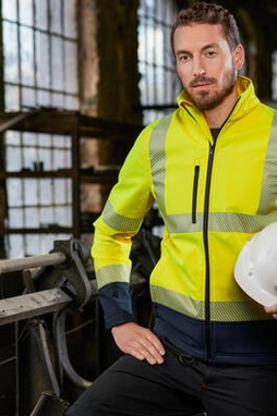 Rimeck 5V3 - Sicherheits-Softshell-Jacke mit Reflexstreifen