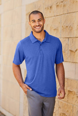 Team 365 TT51H - Men's Zone Sonic Heather Performance Polo