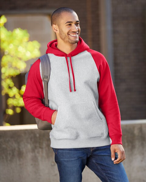Team 365 TT96CB - HydroSport Unisex Heavyweight Colorblock Hoodie