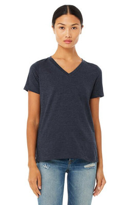 Bella+Canvas 6405CVC - Ladies Relaxed Heather CVC Jersey V-Neck T-Shirt