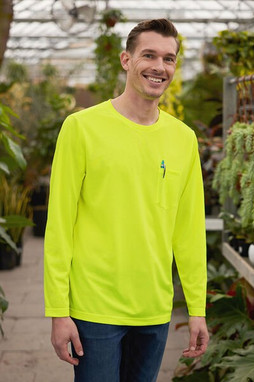 Harriton M118L - Unisex Charge Snag and Soil Protect Long-Sleeve T-Shirt