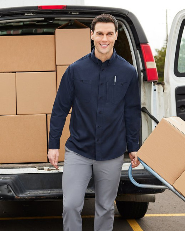 Harriton M585L - Men's Advantage IL Long-Sleeve Workshirt