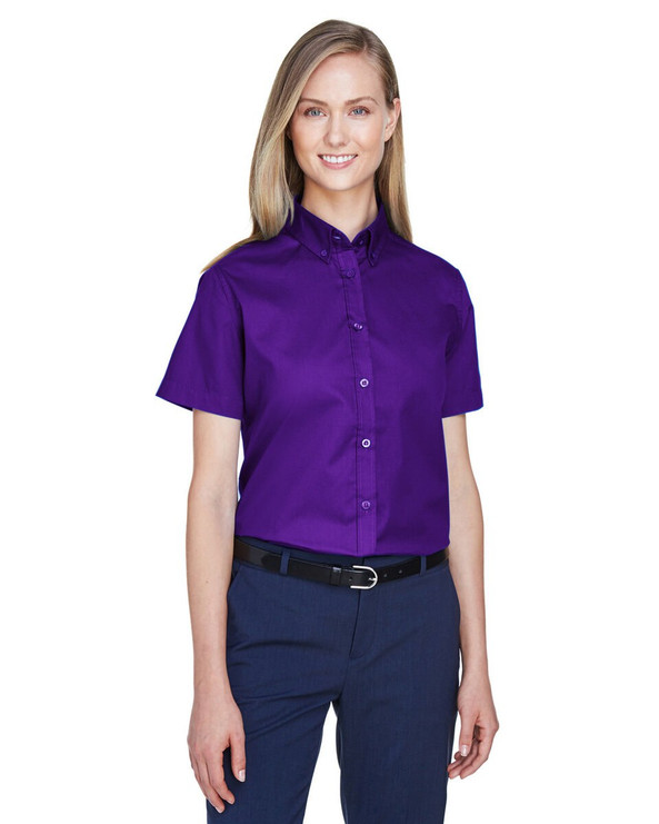 CORE365 78194 - Ladies Optimum Short-Sleeve Twill Shirt