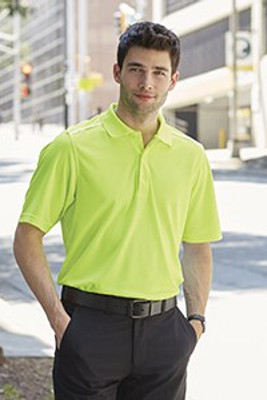 CORE365 88181R - Men's High-Visibility Performance Polo with Reflective Accents