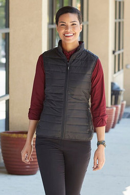 CORE365 CE702W - Ladies Prevail Packable Puffer Vest