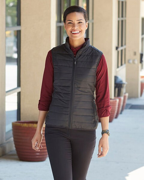 CORE365 CE702W - Ladies Prevail Packable Puffer Vest