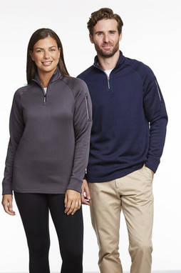 CORE365 CE801 - Unisex Fusion ChromaSoft Fleece Quarter-Zip