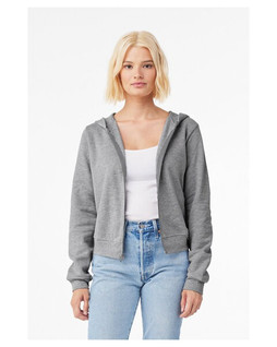 Bella+Canvas 7539 - Ladies Sponge Fleece Full-Zip Hooded Sweatshirt