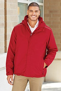 CORE365 88205 - Mens Region 3-in-1 Jacket with Fleece Liner
