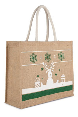 Kimood KI0736 - Sac shopping avec motifs de Noël