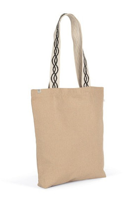 Kimood KINS116 - Sac shopping recyclé à fond plat