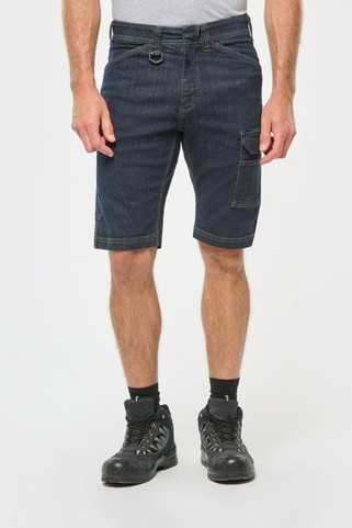 WK. Designed To Work WK715 - Bermuda denim multipoches homme