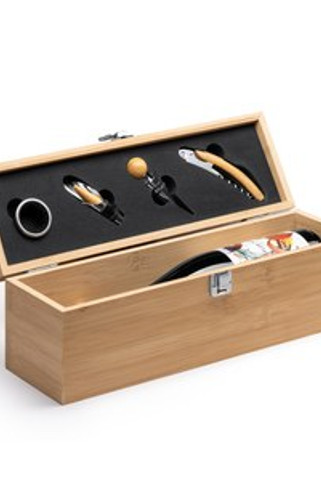 BORDEL The wooden wine bottle case is the perfect complement to transport and present the wine bottle in an elegant way - EgotierPro AB1138