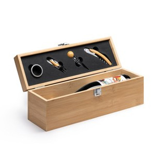 BORDEL The wooden wine bottle case is the perfect complement to transport and present the wine bottle in an elegant way - EgotierPro AB1138