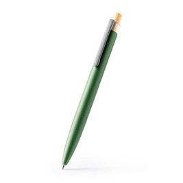 TANSA Unique pen with bamboo push-button and recycled aluminium body in an elegant matte finish - EgotierPro BL1078