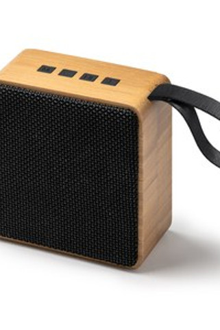 BEMOL Wireless speaker with main structure in bamboo and RPET fabric - EgotierPro BS3193