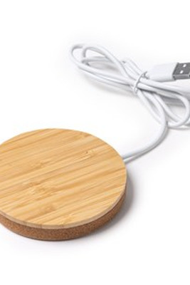 FURAX Wireless Charger: Cork/Bamboo - EgotierPro CR1209