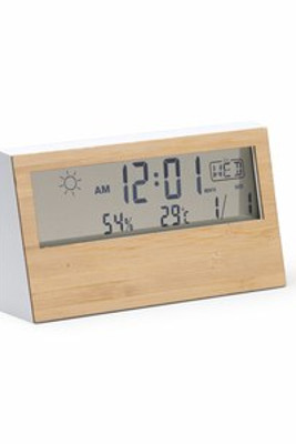 CRONOS Weather Station - Bamboo Shell - EgotierPro EM1076