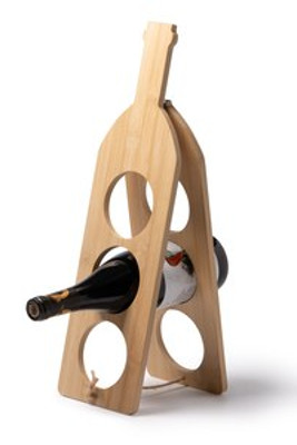 ALSAC Wooden Bottle Rack - EgotierPro MJ1134