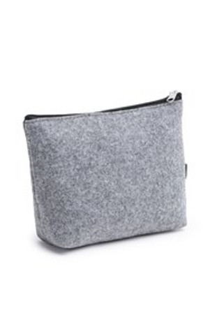 AVIRA Recycled Felt Toiletry Bag - EgotierPro NE1136