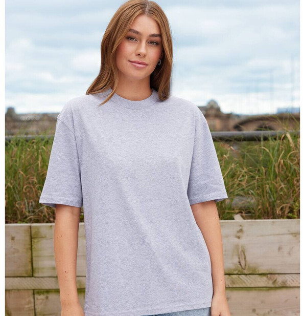 JUST T'S JT009 - Urban Oversized Cotton Crew Neck Tee