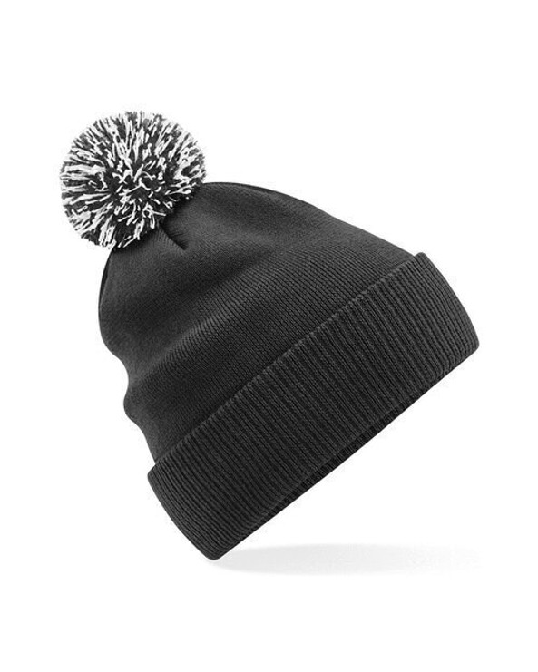 Beechfield B450R - Eco-Friendly Recycled Snowstar Beanie with Pom Pom