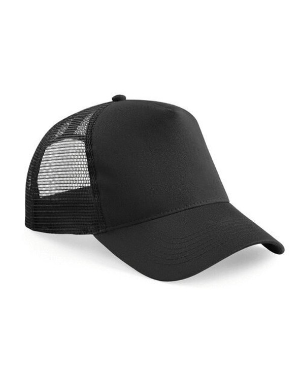 Beechfield B640B - Classic Retro Snapback Trucker Hat with Tearaway Label