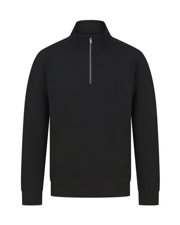 Henbury H842 - UNISEX SUSTAINABLE 1/4 ZIP SWEATSHIRT