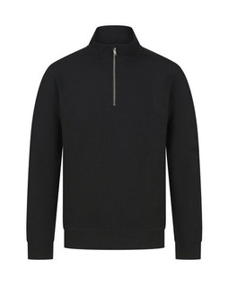 Henbury H842 - UNISEX SUSTAINABLE 1/4 ZIP SWEATSHIRT