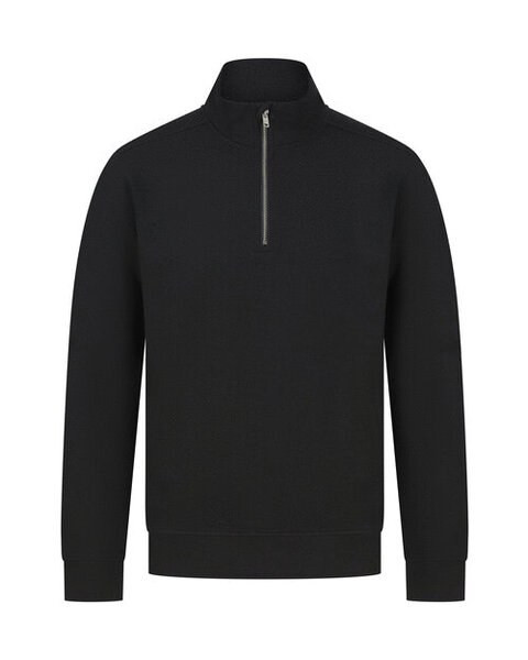 Henbury H842 - UNISEX SUSTAINABLE 1/4 ZIP SWEATSHIRT