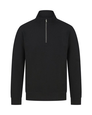 Henbury H842 - UNISEX SUSTAINABLE 1/4 ZIP SWEATSHIRT