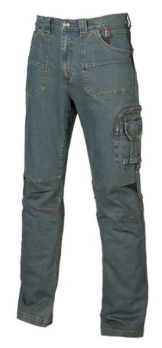 U-Power UPST071 - Functionele Stretch Werkjeans met Meerdere Zakken