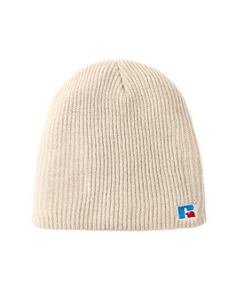Russell Athletic UB89UHB - Cozy Double Layer Embroidered Knit Beanie
