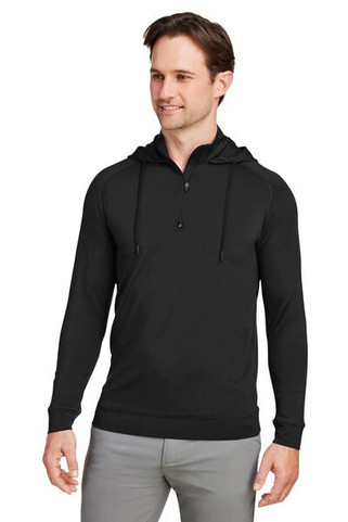 Swannies Golf SWV600 - Mens Vandyke Quarter-Zip Hooded Sweatshirt
