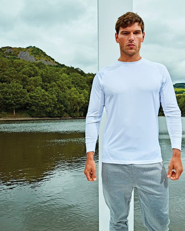 TriDri TD050 - Unisex Panelled Long-Sleeve Tech T-Shirt