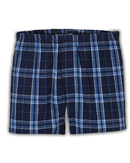Boxercraft BM6701 - Mens Comfortable Cotton Flannel Lounge Shorts