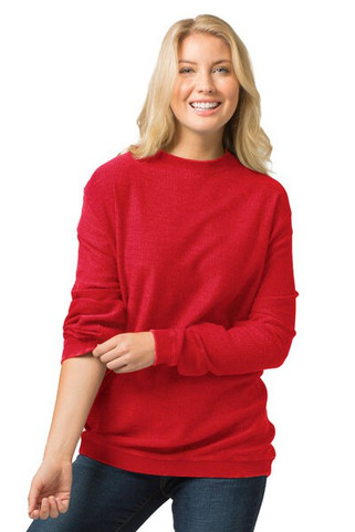 Boxercraft D02 - LadiesRally Corduroy Knit Pullover Crew