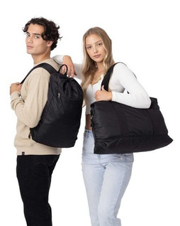 BAGedge BE279 - Versatile Ripstop Travel Duffel Bag with Snap Pockets